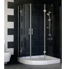 Душевой уголок Vegas Glass AFS-F 120*90 07 01 R стекло прозрачное, 120x90, прямоугольный-асимметричный, двери распашные