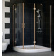 Душевой уголок Vegas Glass AFS-F 120*110 05 01 R стекло прозрачное, 120x110, прямоугольный-асимметричный, двери распашные