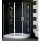 Душевой уголок Vegas Glass AFS-F 120*100 01 01 L стекло прозрачное, 120x100, прямоугольный-асимметричный, двери распашные