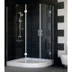 Душевой уголок Vegas Glass AFS-F 120*100 08 01 L стекло прозрачное, 120x100, прямоугольный-асимметричный, двери распашные
