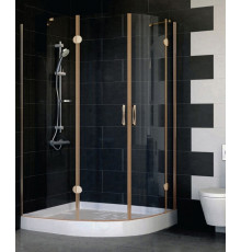 Душевой уголок Vegas Glass AFS-F 120*90 05 01 L стекло прозрачное, 120x90, прямоугольный-асимметричный, двери распашные