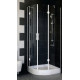 Душевой уголок Vegas Glass AFS-F 80*90 01 01 R стекло прозрачное, 80x90, прямоугольный-асимметричный, двери распашные