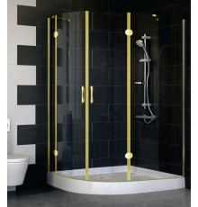 Душевой уголок Vegas Glass AFS-F 120*100 09 01 R стекло прозрачное, 120x100, прямоугольный-асимметричный, двери распашные