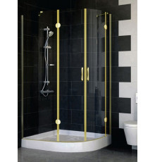 Душевой уголок Vegas Glass AFS-F 110*100 09 01 L стекло прозрачное, 110x100, прямоугольный-асимметричный, двери распашные