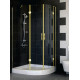Душевой уголок Vegas Glass AFS-F 110*100 09 01 L стекло прозрачное, 110x100, прямоугольный-асимметричный, двери распашные