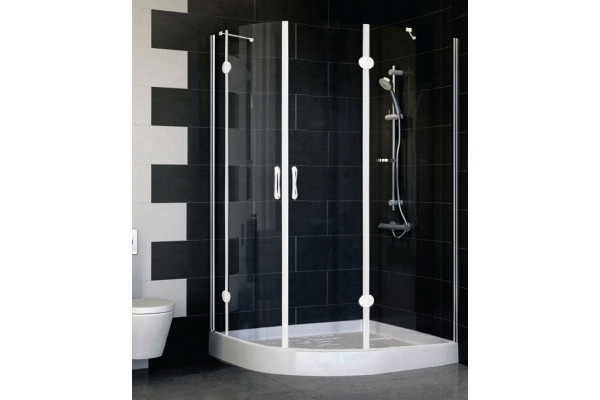 Душевой уголок Vegas Glass AFS-F 120*90 01 01 R стекло прозрачное, 120x90, прямоугольный-асимметричный, двери распашные