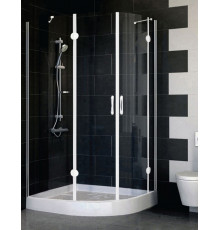 Душевой уголок Vegas Glass AFS-F 110*90 01 01 L стекло прозрачное, 110x90, прямоугольный-асимметричный, двери распашные