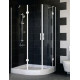 Душевой уголок Vegas Glass AFS-F 110*90 01 01 L стекло прозрачное, 110x90, прямоугольный-асимметричный, двери распашные
