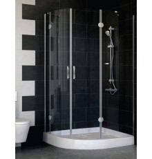 Душевой уголок Vegas Glass AFS-F 110*90 07 01 R стекло прозрачное, 110x90, прямоугольный-асимметричный, двери распашные