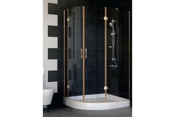 Душевой уголок Vegas Glass AFS-F 110*90 05 01 R стекло прозрачное, 110x90, прямоугольный-асимметричный, двери распашные