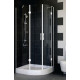Душевой уголок Vegas Glass AFS-F 100*90 01 01 L стекло прозрачное, 100x90, прямоугольный-асимметричный, двери распашные