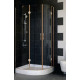 Душевой уголок Vegas Glass AFS-F 100*90 05 01 L стекло прозрачное, 100x90, прямоугольный-асимметричный, двери распашные