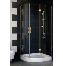 Душевой уголок Vegas Glass AFS-F 100*90 05 01 R стекло прозрачное, 100x90, прямоугольный-асимметричный, двери распашные