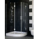 Душевой уголок Vegas Glass AFS-F 110*100 08 01 L стекло прозрачное, 110x100, прямоугольный-асимметричный, двери распашные