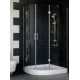 Душевой уголок Vegas Glass AFS-F 110*100 07 01 R стекло прозрачное, 110x100, прямоугольный-асимметричный, двери распашные