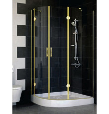 Душевой уголок Vegas Glass AFS-F 110*100 09 01 R стекло прозрачное, 110x100, прямоугольный-асимметричный, двери распашные