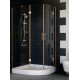 Душевой уголок Vegas Glass AFS-F 110*100 05 01 L стекло прозрачное, 110x100, прямоугольный-асимметричный, двери распашные