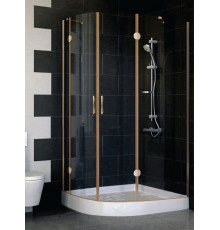Душевой уголок Vegas Glass AFS-F 110*100 05 01 R стекло прозрачное, 110x100, прямоугольный-асимметричный, двери распашные