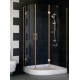Душевой уголок Vegas Glass AFS-F 110*100 05 01 R стекло прозрачное, 110x100, прямоугольный-асимметричный, двери распашные