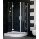 Душевой уголок Vegas Glass AFS-F 120*90 08 01 L стекло прозрачное, 120x90, прямоугольный-асимметричный, двери распашные