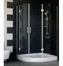 Душевой уголок Vegas Glass AFS-F 120*90 08 01 R стекло прозрачное, 120x90, прямоугольный-асимметричный, двери распашные