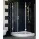 Душевой уголок Vegas Glass AFS-F 120*90 08 01 R стекло прозрачное, 120x90, прямоугольный-асимметричный, двери распашные