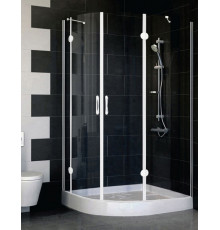 Душевой уголок Vegas Glass AFS-F 110*90 01 01 R стекло прозрачное, 110x90, прямоугольный-асимметричный, двери распашные