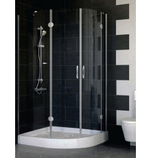 Душевой уголок Vegas Glass AFS-F 110*90 07 01 L стекло прозрачное, 110x90, прямоугольный-асимметричный, двери распашные