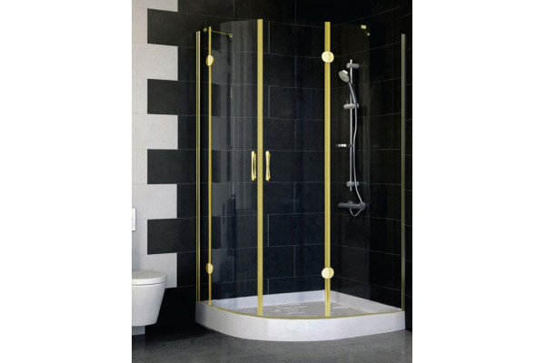 Душевой уголок Vegas Glass AFS-F 110*90 09 01 R стекло прозрачное, 110x90, прямоугольный-асимметричный, двери распашные