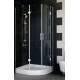 Душевой уголок Vegas Glass AFS-F 100*90 08 01 L стекло прозрачное, 100x90, прямоугольный-асимметричный, двери распашные