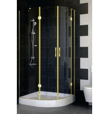 Душевой уголок Vegas Glass AFS-F 100*90 09 01 L стекло прозрачное, 100x90, прямоугольный-асимметричный, двери распашные