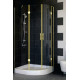 Душевой уголок Vegas Glass AFS-F 100*90 09 01 L стекло прозрачное, 100x90, прямоугольный-асимметричный, двери распашные