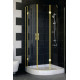 Душевой уголок Vegas Glass AFS-F 100*90 09 01 R стекло прозрачное, 100x90, прямоугольный-асимметричный, двери распашные