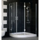 Душевой уголок Vegas Glass AFS-F 120*110 08 01 R стекло прозрачное, 120x110, прямоугольный-асимметричный, двери распашные