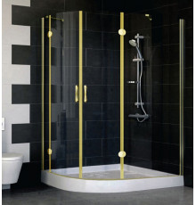 Душевой уголок Vegas Glass AFS-F 120*110 09 01 R стекло прозрачное, 120x110, прямоугольный-асимметричный, двери распашные