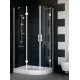 Душевой уголок Vegas Glass AFS-F 100*80 01 01 L стекло прозрачное, 100x80, прямоугольный-асимметричный, двери распашные