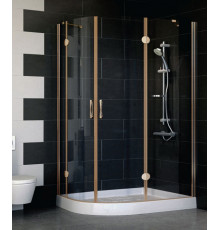 Душевой уголок Vegas Glass AFS-F 120*80 05 01 R стекло прозрачное, 120x80, прямоугольный-асимметричный, двери распашные