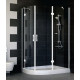 Душевой уголок Vegas Glass AFS-F 120*80 01 01 R стекло прозрачное, 120x80, прямоугольный-асимметричный, двери распашные