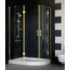 Душевой уголок Vegas Glass AFS-F 120*80 09 01 L стекло прозрачное, 120x80, прямоугольный-асимметричный, двери распашные