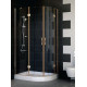 Душевой уголок Vegas Glass AFS-F 100*80 05 01 L стекло прозрачное, 100x80, прямоугольный-асимметричный, двери распашные