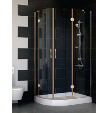 Душевой уголок Vegas Glass AFS-F 100*80 05 01 R стекло прозрачное, 100x80, прямоугольный-асимметричный, двери распашные