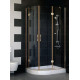 Душевой уголок Vegas Glass AFS-F 100*80 05 01 R стекло прозрачное, 100x80, прямоугольный-асимметричный, двери распашные