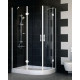 Душевой уголок Vegas Glass AFS-F 110*80 01 01 L стекло прозрачное, 110x80, прямоугольный-асимметричный, двери распашные