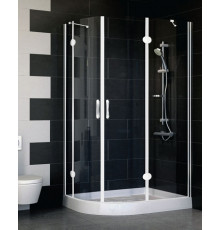 Душевой уголок Vegas Glass AFS-F 110*80 01 01 R стекло прозрачное, 110x80, прямоугольный-асимметричный, двери распашные