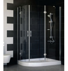 Душевой уголок Vegas Glass AFS-F 120*80 07 01 R стекло прозрачное, 120x80, прямоугольный-асимметричный, двери распашные