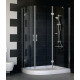 Душевой уголок Vegas Glass AFS-F 120*80 07 01 R стекло прозрачное, 120x80, прямоугольный-асимметричный, двери распашные