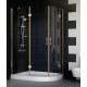 Душевой уголок Vegas Glass AFS-F 120*80 05 01 L стекло прозрачное, 120x80, прямоугольный-асимметричный, двери распашные
