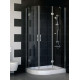 Душевой уголок Vegas Glass AFS-F 100*80 07 01 R стекло прозрачное, 100x80, прямоугольный-асимметричный, двери распашные