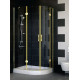 Душевой уголок Vegas Glass AFS-F 100*80 09 01 L стекло прозрачное, 100x80, прямоугольный-асимметричный, двери распашные
