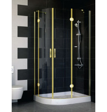 Душевой уголок Vegas Glass AFS-F 100*80 09 01 R стекло прозрачное, 100x80, прямоугольный-асимметричный, двери распашные